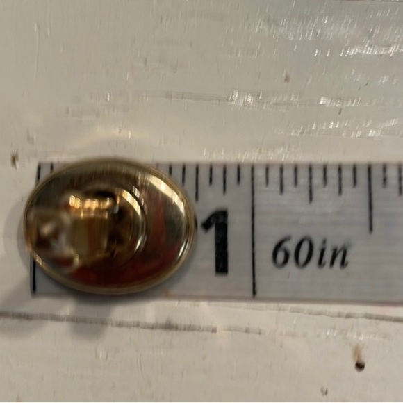 1940s-vintage signed Anson oval shaped gold plated retriever/spaniel cuff links - Picture 7 of 15